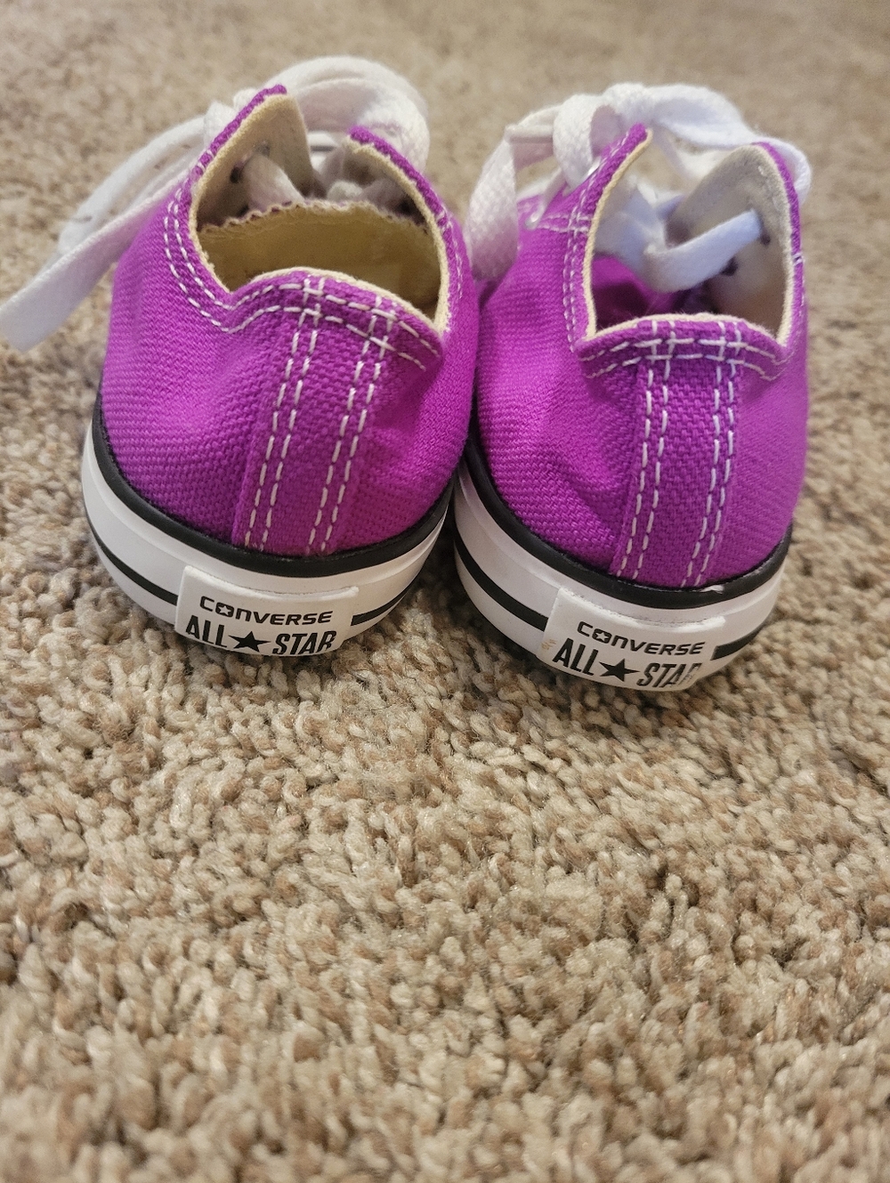 Converse Infant Sneakers Purple Size 7 Infant - Picture 4 of 6